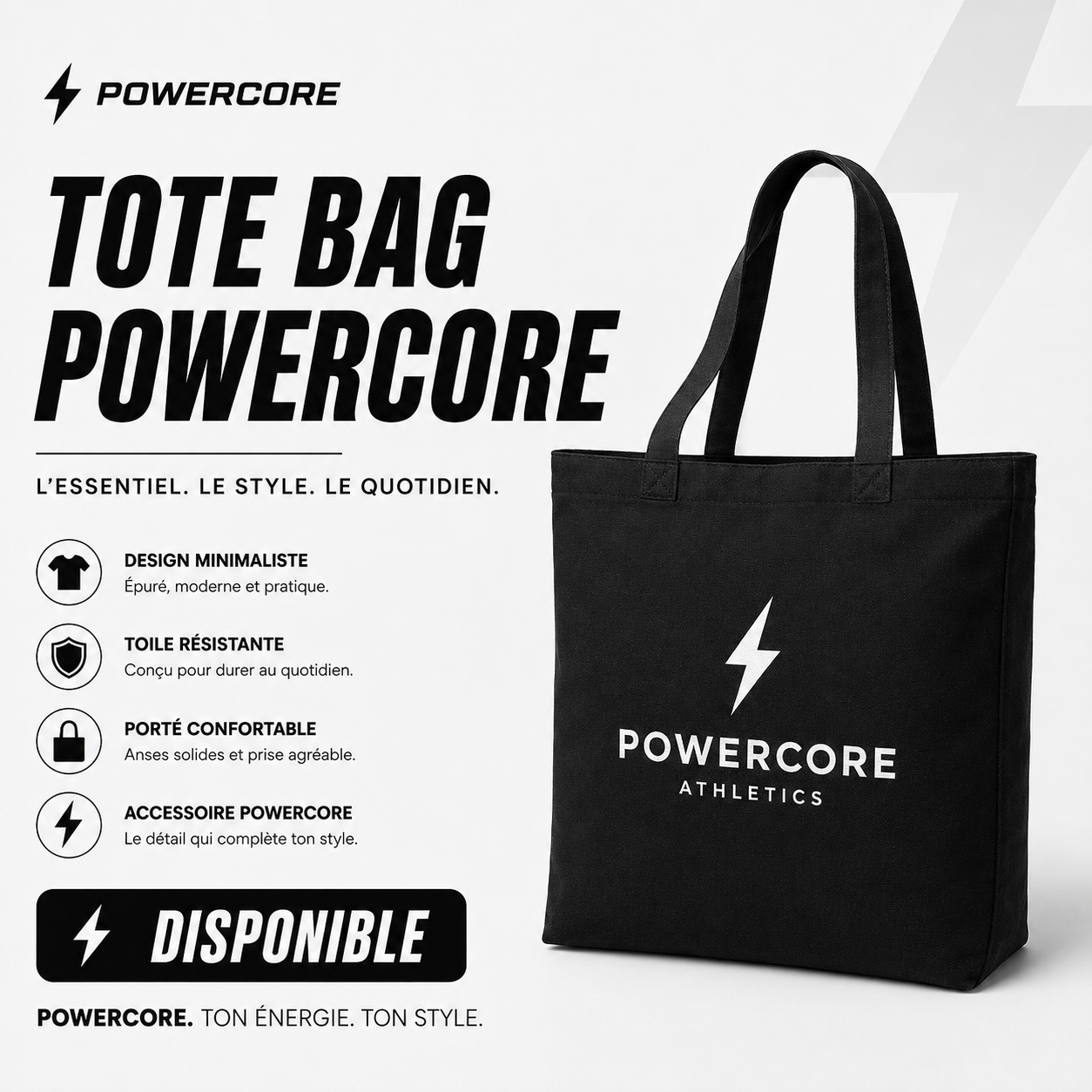 TOTE BAG POWERCORE