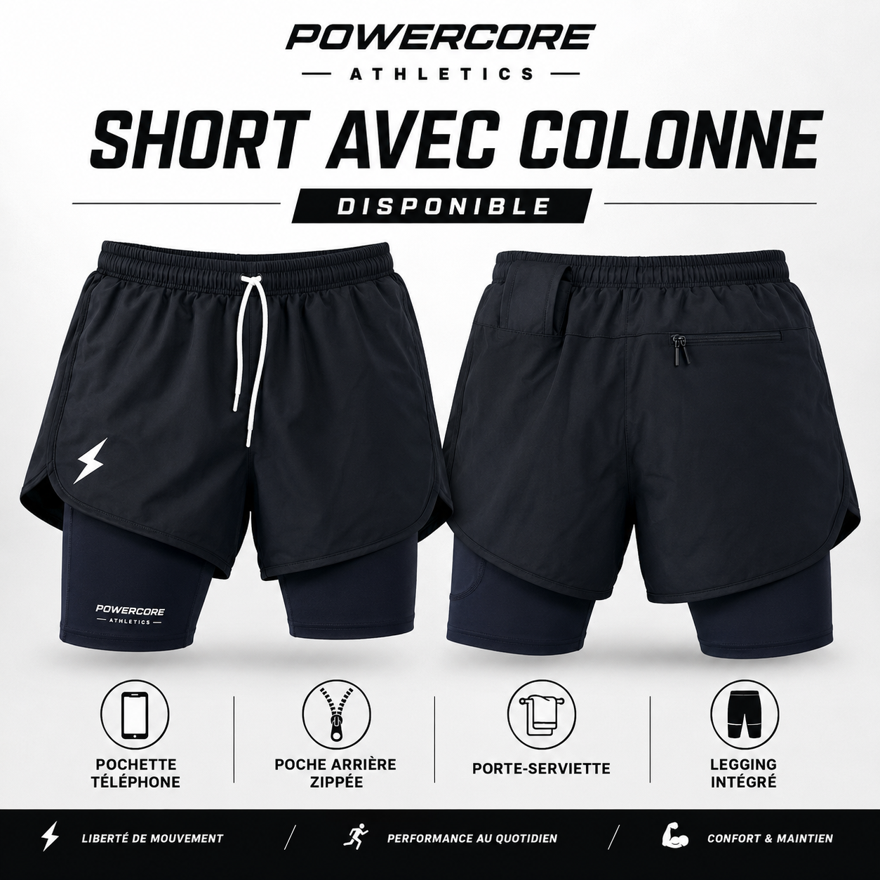 SHORT AVEC COLON